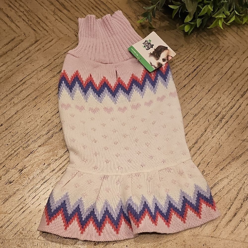 Valentines Dog Sweater Size M NWT